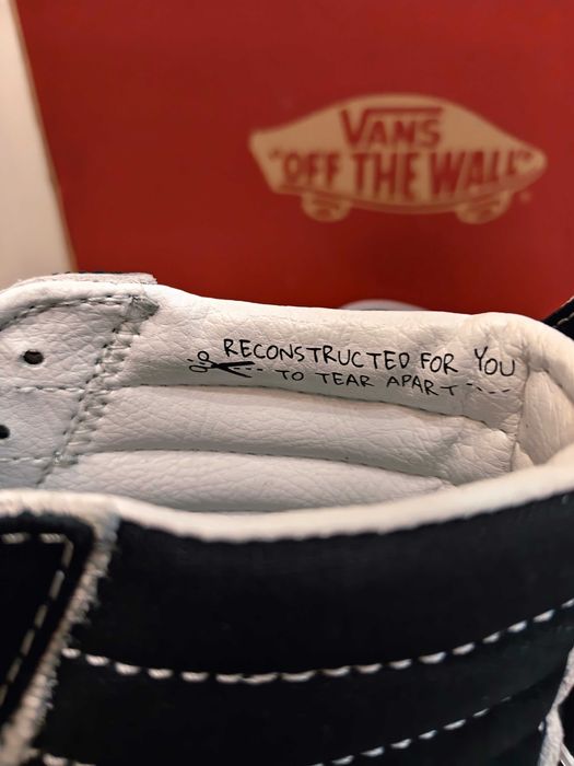 кроссовки Vans SK8-hi reconst