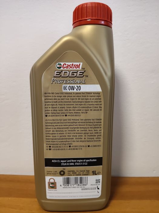 Ulei motor -Castrol Edge 0w20