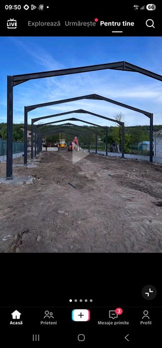 Oferta structura metalica de 200mp la 4000 euro