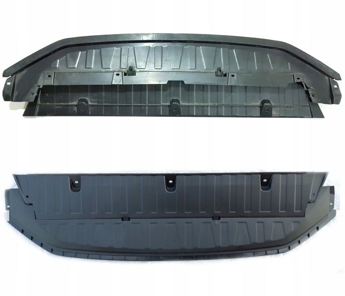 Нижний спойлер бампера (защита радиатора) на Skoda Kodiaq