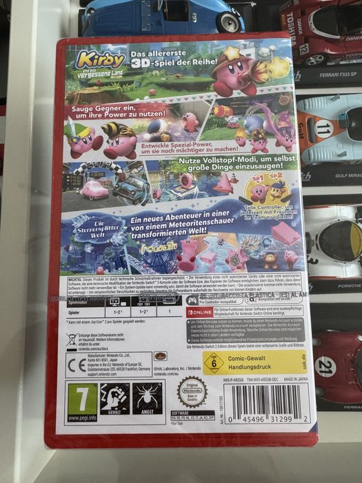 Mario Kart 8 Deluxe si Kirby and the forgotten land Switch 2