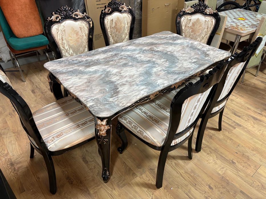 Трапезна маса Мраморна лукс