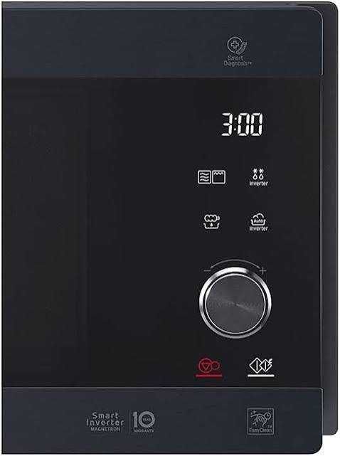 Микровълнова фурна с грил LG MH6565CPB 25L 1000W Smart Inverter Нов Премиум