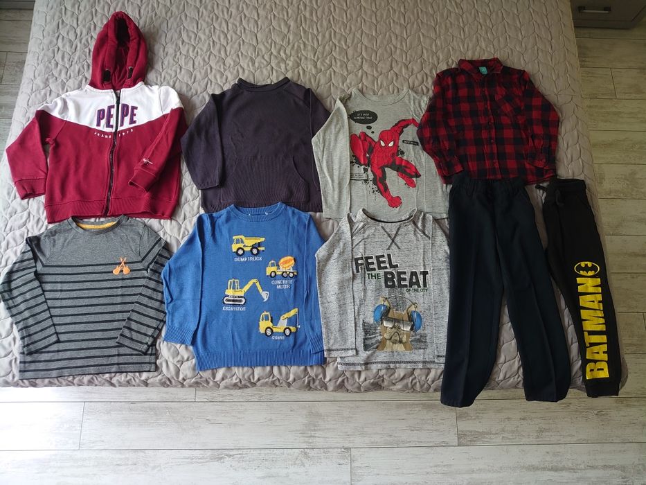 Лот детски дрехи за момче 5-6 год.