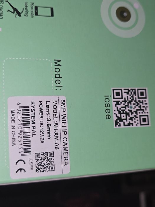 Camera de supraveghere WIFI  5MP,exterior/interior, Full HD, ICSEE