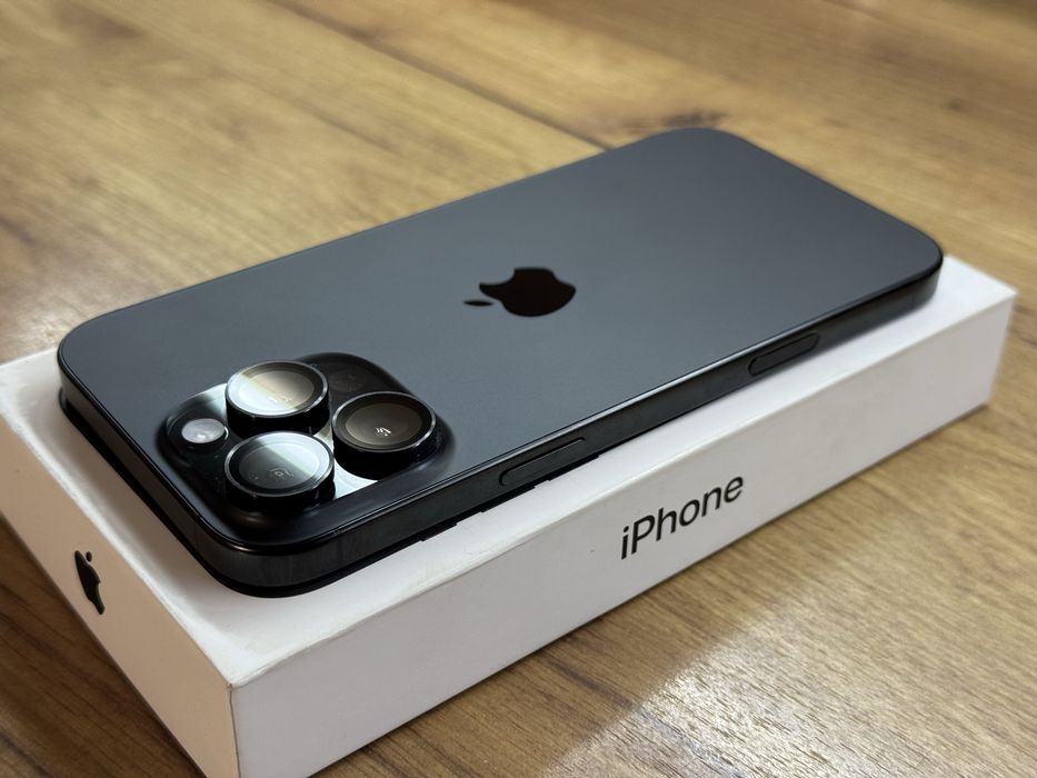 Iphone 16 PRO MAX BLACK 256GB 96% Гаранция 1г.