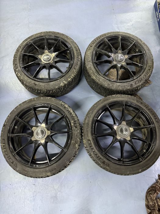Set 4 jante OZ FORMULA HLT + anvelope iarna