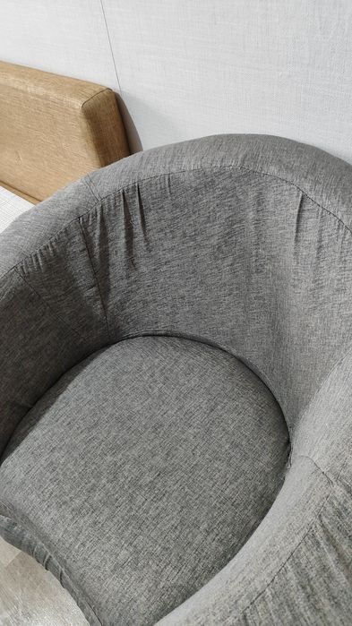 Кресло 1 штука, цвет серый