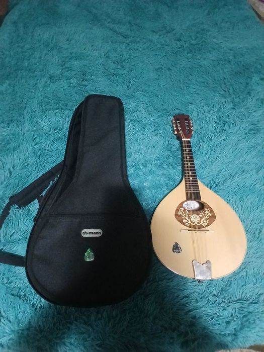 Vând mandolina portughez 1 +husa +2 penițe pentru cântat