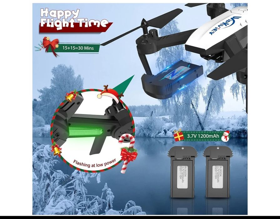 Drona WipKviey T6 Detective Quadcopter camera 1080 HD