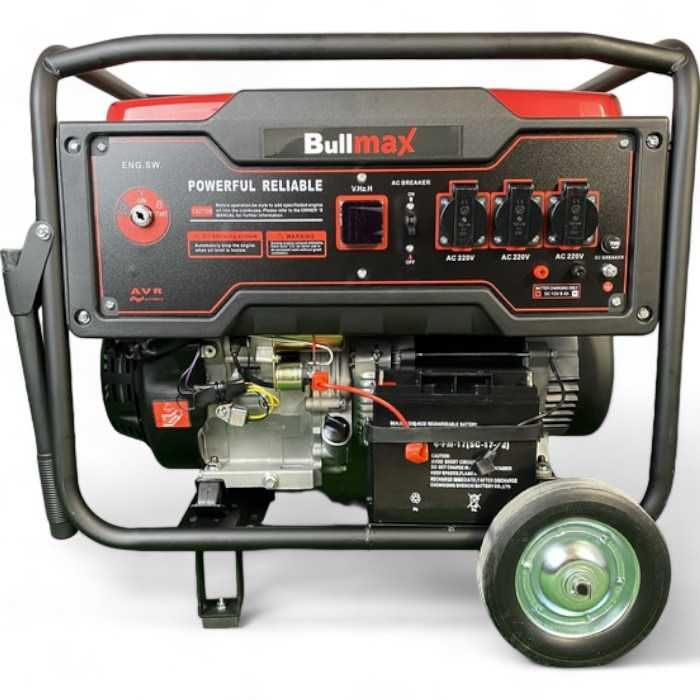 Генератор за ток 6,5 KW монофазен, АВР, 50hz, Три гнезда