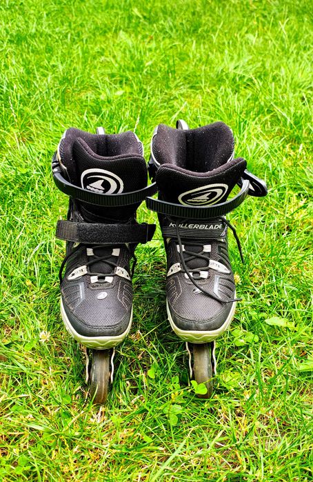 Role profesionale Rollerblade cadru metalic gheată confortabilă mărime 39 unisex