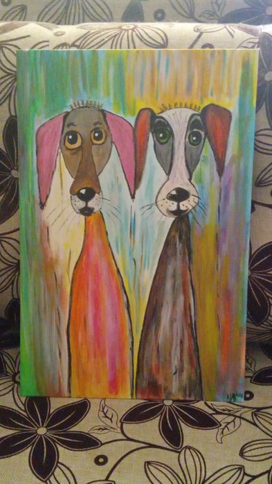 Картина акрил холст