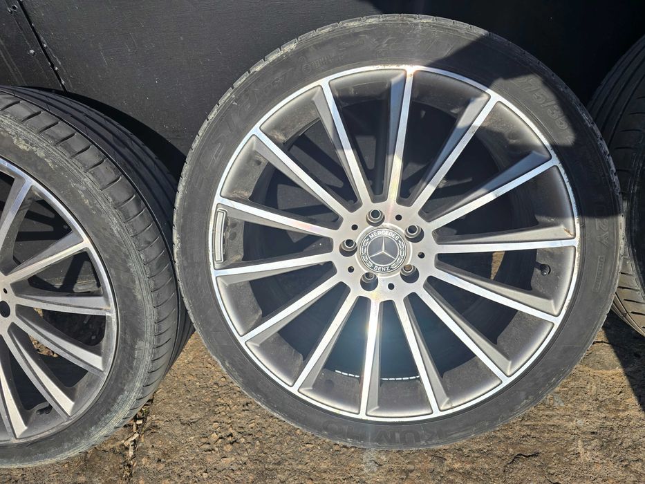 Джанти с 2 вида гуми Мерцедес 20 цола 5x112