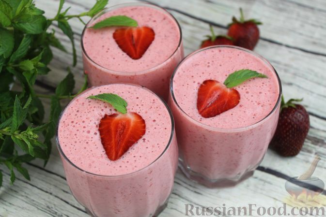 Молочный коктейль, tabbiy suttan tayorlangan kokteyl smeslari zakazga