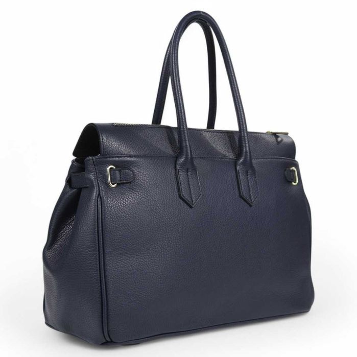 Италианска дамска чанта от естествена кожа