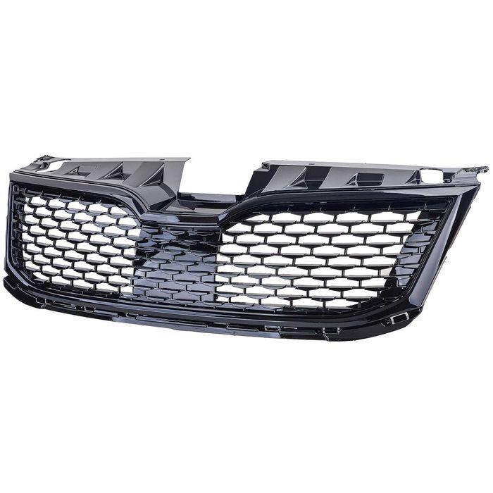 Grila radiator Sport RS neagra pentru Skoda Octavia 5E Facelift 17-20
