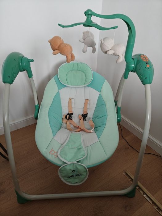 Leagăn bebeluși electric pliabil caretero