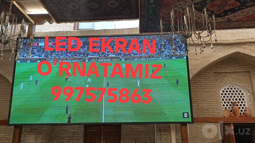 Led ekran o‘rnatamiz