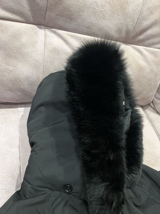 Дамско яке с естествен косъм - размер М