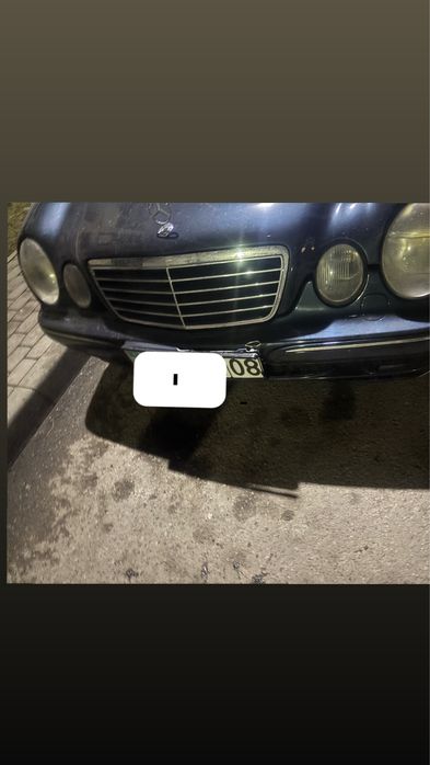 W210 оригинал бампер все работает