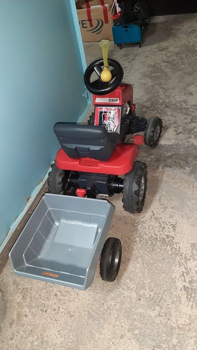 Машинка-трактор с прицепом