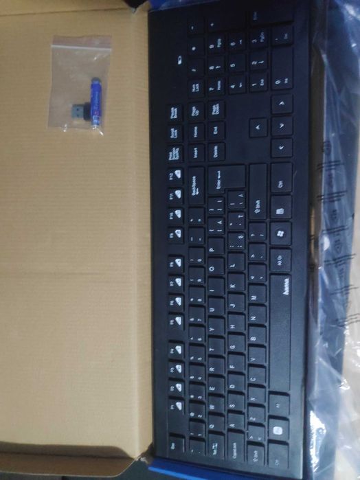 Tastatura wireless Hama Cortino, Negru