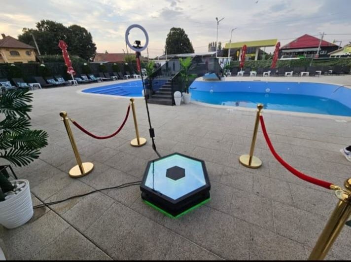 Fum greu/ vulcani/cabina foto/platformă video/ tort de shot-uri