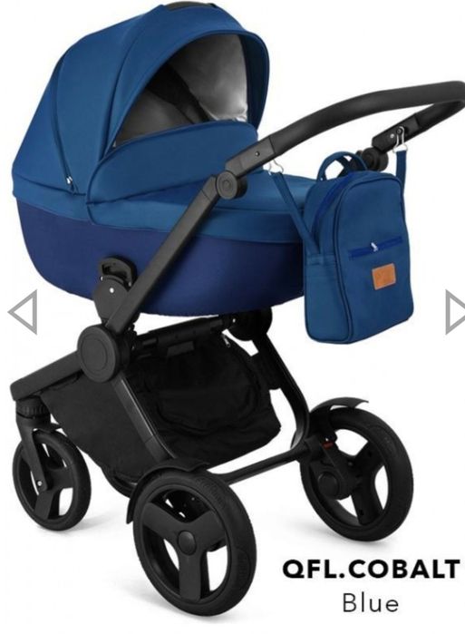 Бебешка количка Qumes Flow Blue 2 в 1