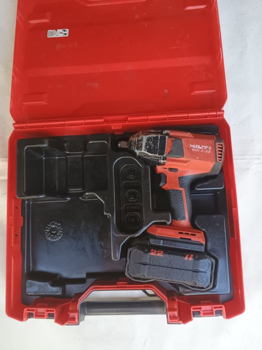Cheie impact prezoane hilti siw8, baterie 8 ah și cutie