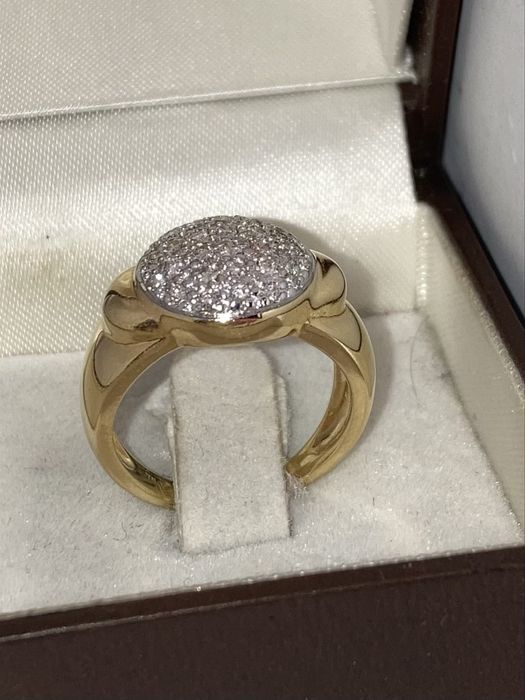 Inel aur 18kt.cu diamante 0.55ct