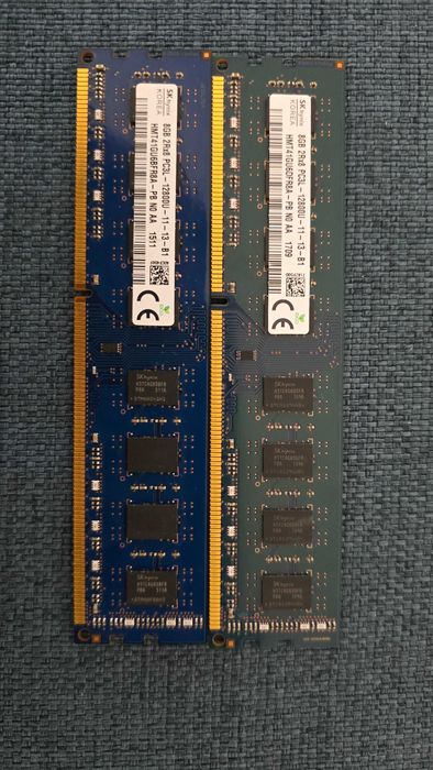 Memorii PC SKhynix RAM DDR 3 16GB 2 module 8GB PC3L-12800U-11-13-B1