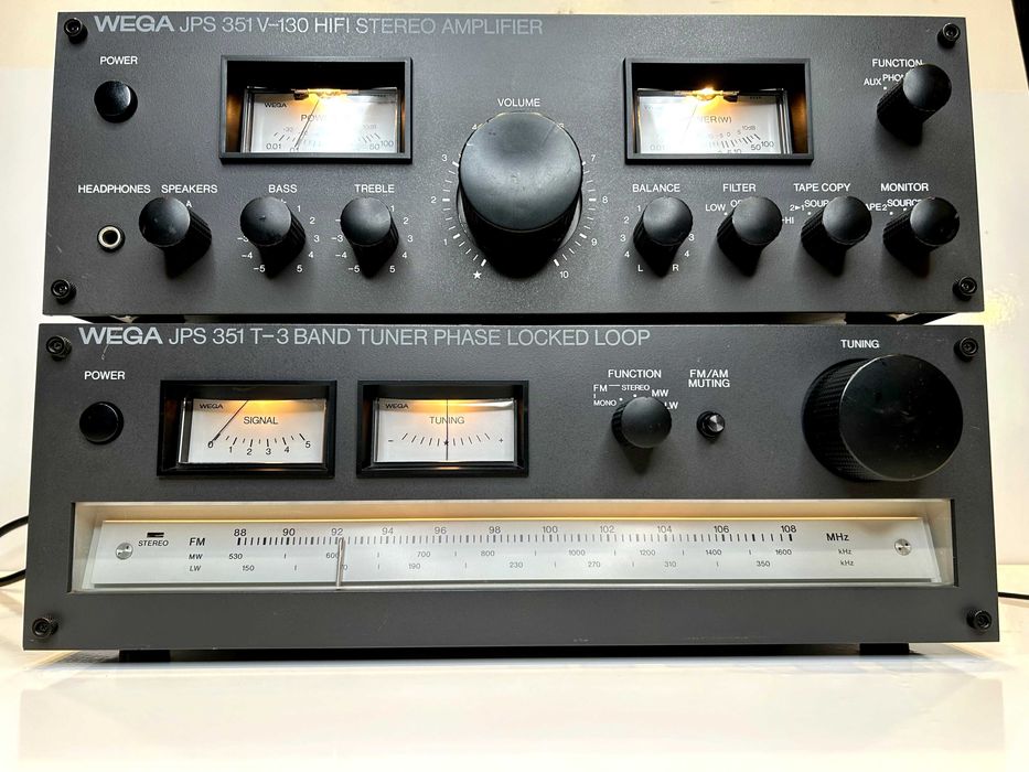 Amplificator WEGA (SONY) JPS 351-V130+tuner JPS 351 T-3 Vintage