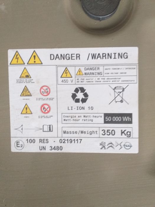 Батерия за peugeot 208 citroen DS и opel