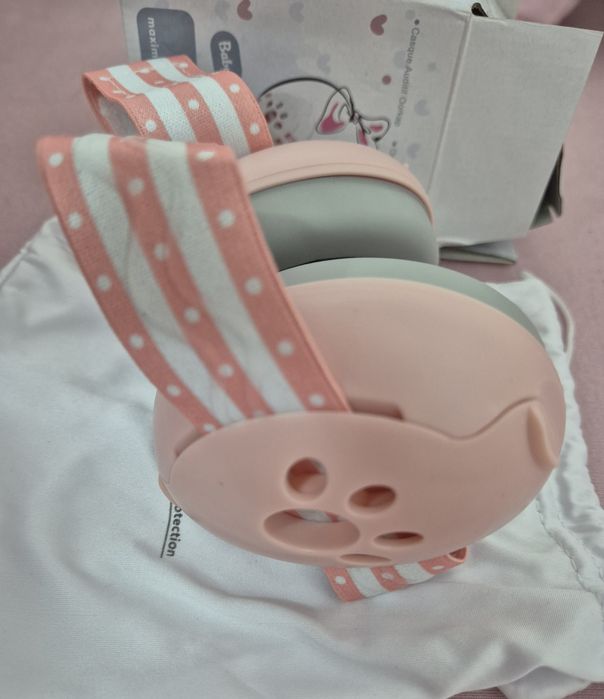 Casti antifonice pentru bebelusi, roz