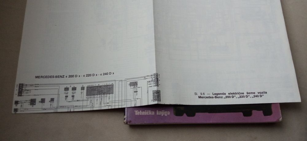 Carte service ,tehnica Mercedes Benz istoric