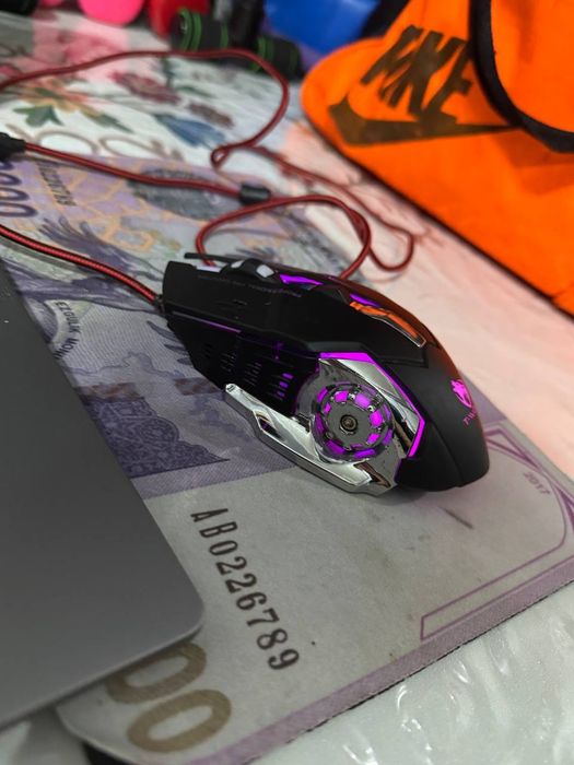 ИГРОВАЯ МЫШЬ!! Чёрная С Подсветкой