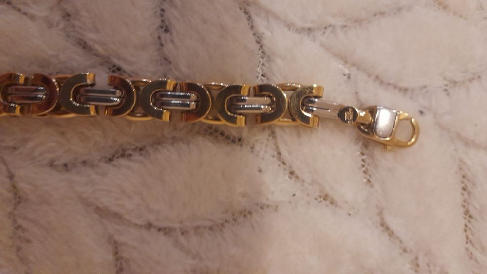 Мъжки златен ланец  и гривна НОВИ