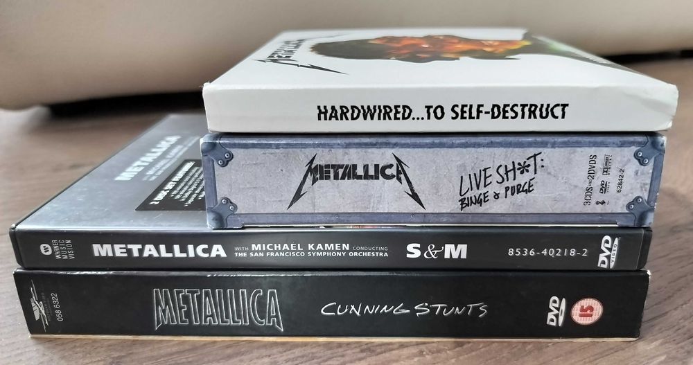 Metallica CD-uri + DVD-uri Live Shit, Cunning Stunts, S&M, Hardwired