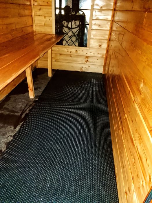 Баня на дровах прицеп