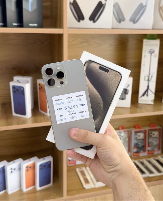 iphone 15 pro max 256 гб 89% sim+esim
