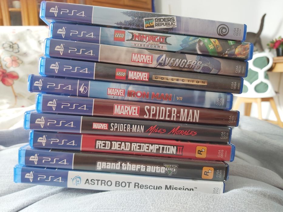Colecție jocuri PS4 – Originale, în stare excelentă