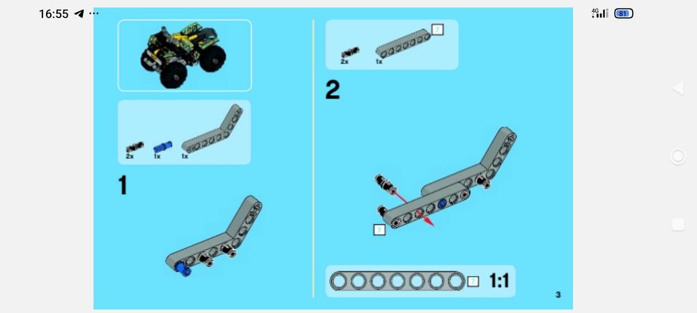 LEGO. Technic. 42034. Quad Bike (Квадроцикл)