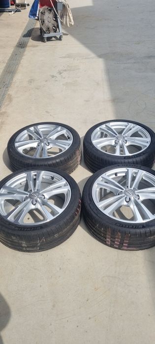 jante audi originale cu anvelope vara michelin ...impecabile