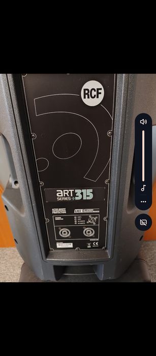 Vind boxe RCF 315 cu huse permanente