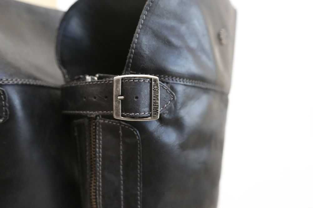 %ПРОМО%до 31.01!HARLEY DAVIDSON № 35/36 – Дамски ботуши от ест. кожа "