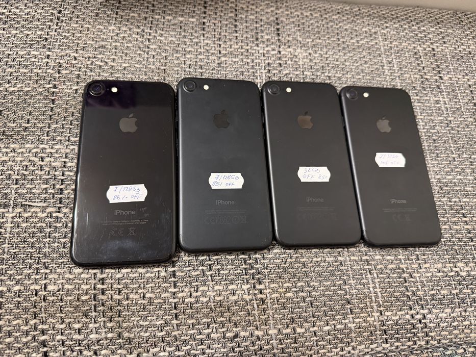 4 x iPhone 7 – 32GB / 128GB – Funcționale stare super