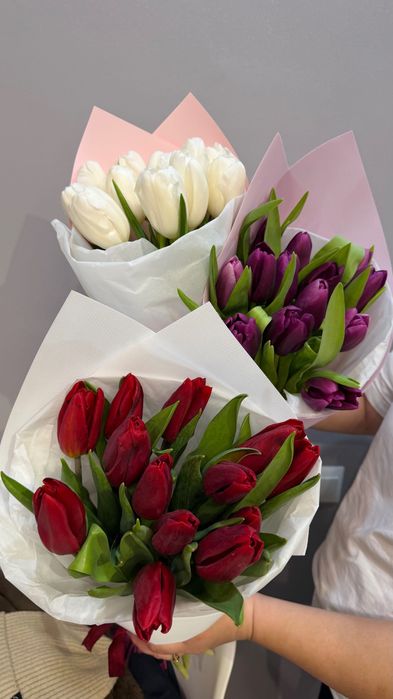 Цветы тюльпаны Букеты