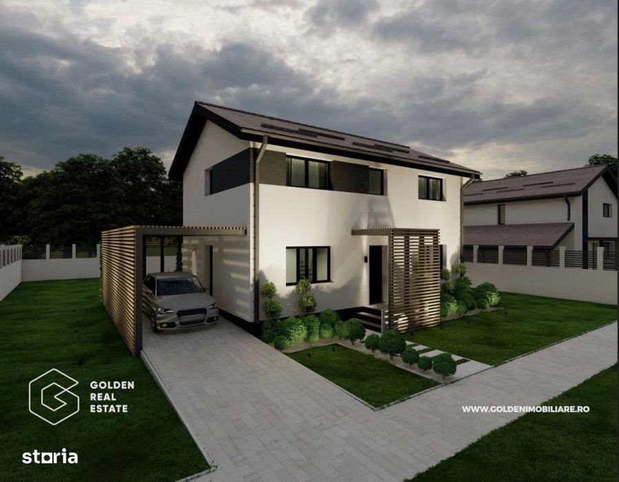 Casa/Vila ARYA P+E, 4 camere, 3 bai, 400 mp teren, zona 6 Vanatori