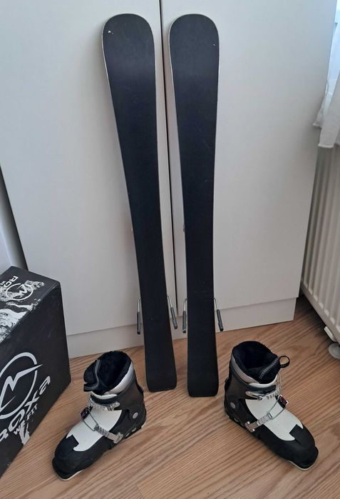 Skiuri + clapari reglabili pt copii